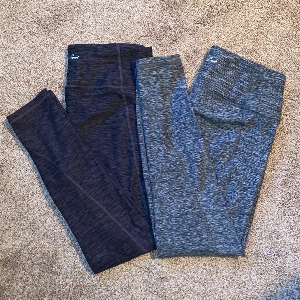 TWO Victoria’s Secret Softest Leggings Sz Med
